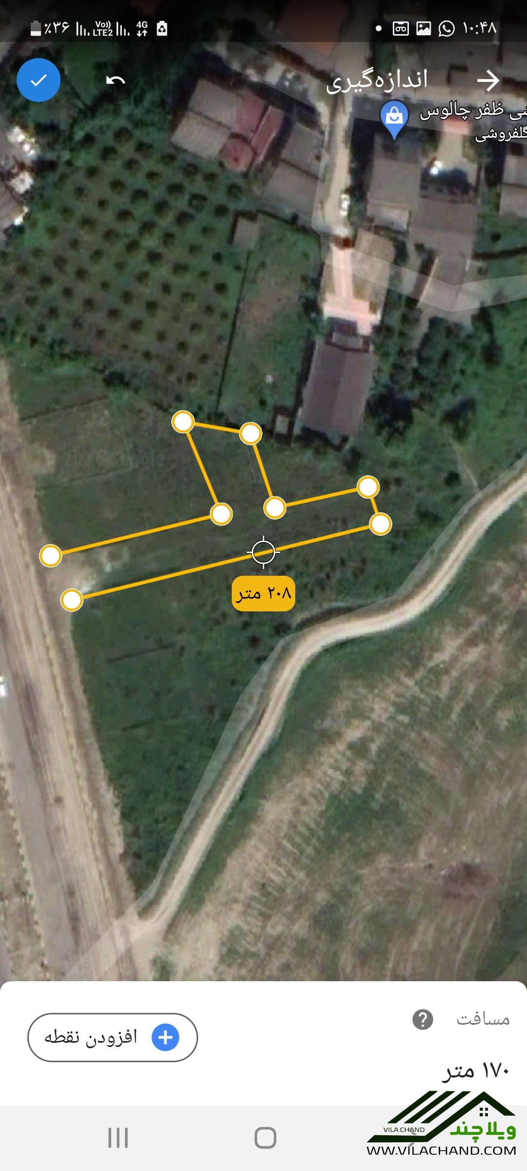 فروش ۲۱۲متر زمین با سند شش دانگ